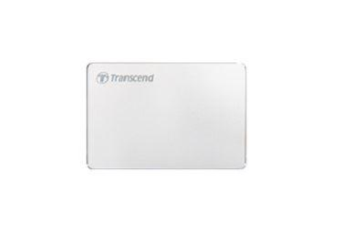 Transcend StoreJet 25C3S - HDD - 2 TB - esterno (portatile) - 2.5" - USB 3.1 Gen 1 (USB-C connettore) - argento